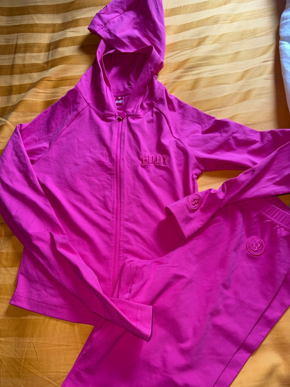 Body by Raven Pink Zip-Up HoodieSet - Picture 3 of 9